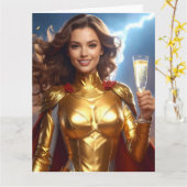 Gefeliciteerd met je verjaardag of Jubileum Kaart (Gele Bloem)