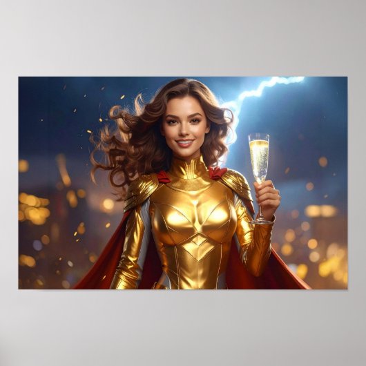 Gefeliciteerd met je verjaardag of Jubileum Poster (Voorkant)