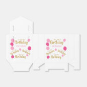 Gefeliciteerd met je verjaardag oktober verjaardag bedankdoosjes (Uitgevouwen)