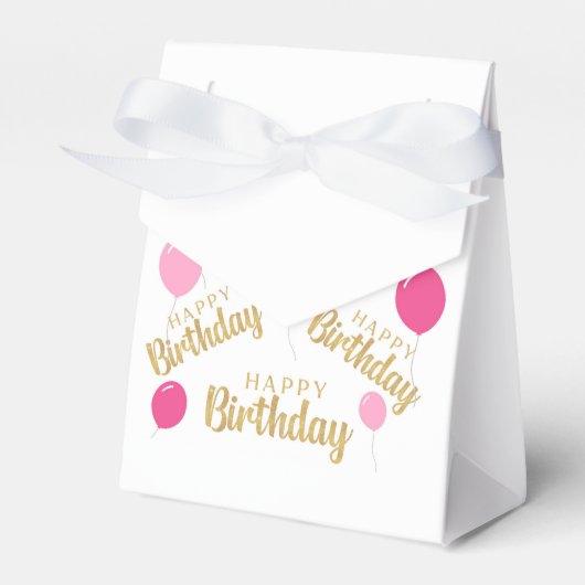 Gefeliciteerd met je verjaardag oktober verjaardag bedankdoosjes (Voorkant Zijde)