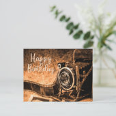 Gefeliciteerd met je verjaardag Oude Vintage Filmc Briefkaart (Staand voorkant)
