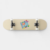 Gefeliciteerd met je verjaardag persoonlijk skateboard (Horizontaal)