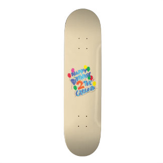 Gefeliciteerd met je verjaardag persoonlijk skateboard