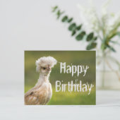 Gefeliciteerd met je verjaardag Poolse kip Briefkaart (Staand voorkant)