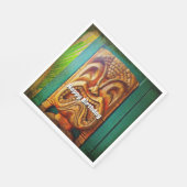 Gefeliciteerd met je verjaardag  retro wood gezich servet (Hoek)