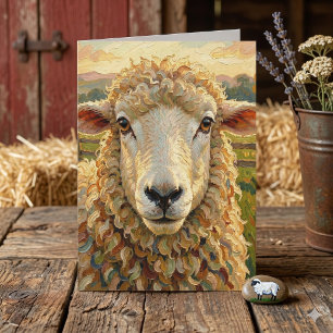 Gefeliciteerd met je verjaardag, schaap! Mooie ver Kaart