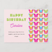 Gefeliciteerd met je verjaardag Schattig Kleurrijk Briefkaart (Voorkant)