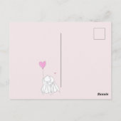 Gefeliciteerd met je verjaardag! Schattige Konijne Briefkaart (Achterkant)