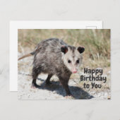 Gefeliciteerd met je verjaardag Schattige Lopende  Briefkaart (Voorkant / Achterkant)