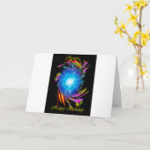 Gefeliciteerd met je verjaardag Schorpioen Kaart (Gele Bloem)