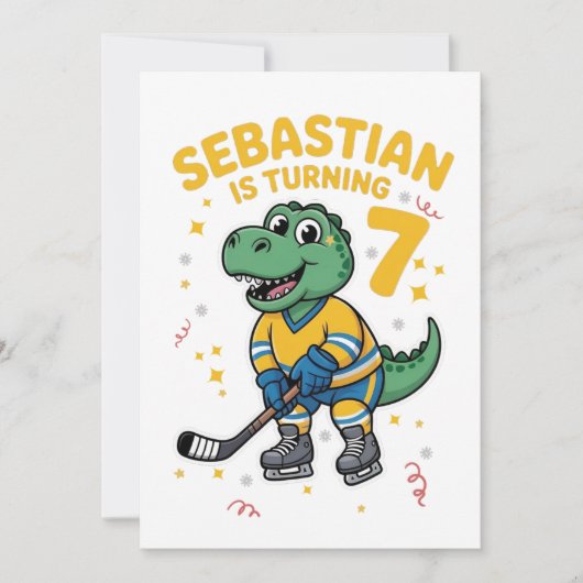 Gefeliciteerd met je verjaardag Sebastian  Uitnodi Kaart (Voorkant)