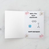 Gefeliciteerd met je verjaardag senior! kaart (Binnen)