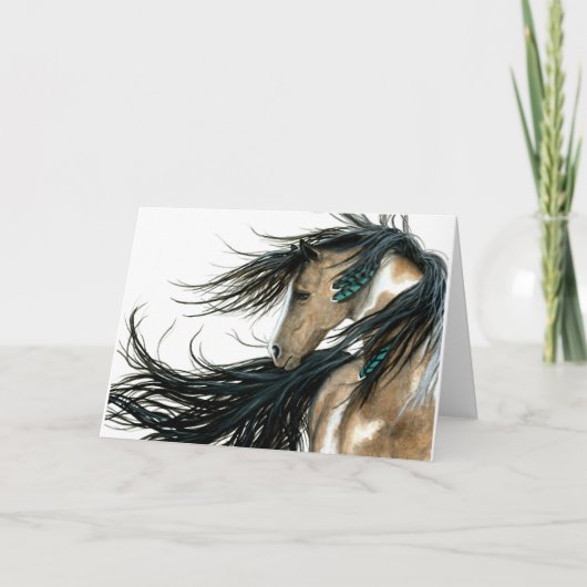 Gefeliciteerd met je verjaardag Serenity Horses va Kaart (Voorkant)