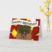 Gefeliciteerd met je verjaardag soldaat! kaart (Gele Bloem)