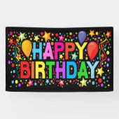 GEFELICITEERD MET JE VERJAARDAG SPANDOEK (Horizontaal)