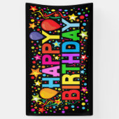 GEFELICITEERD MET JE VERJAARDAG SPANDOEK (Verticaal)
