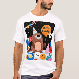 Gefeliciteerd met je verjaardag t-shirt