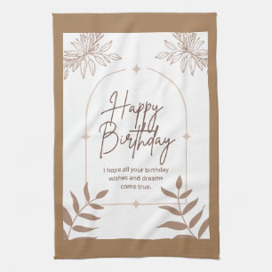 Gefeliciteerd met je verjaardag theedoek