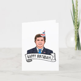Gefeliciteerd met je verjaardag van burgemeester P Kaart