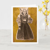 Gefeliciteerd met je verjaardag van de koningin ka kaart (Gele Bloem)