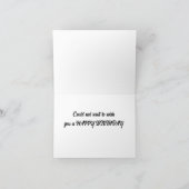 "GEFELICITEERD MET JE VERJAARDAG" VAN HANGING OUT KAART (Binnen)