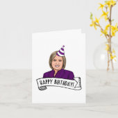 Gefeliciteerd met je verjaardag van Hillary Clinto Kaart (Gele Bloem)