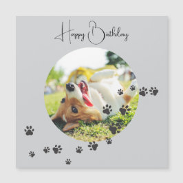 Gefeliciteerd met je verjaardag van je harige vrie