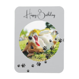 Gefeliciteerd met je verjaardag van je harige vrie magneet