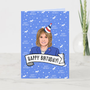Gefeliciteerd met je verjaardag van Jill Biden Kaart