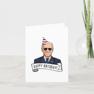 Gefeliciteerd met je verjaardag van Joe Biden Kaart