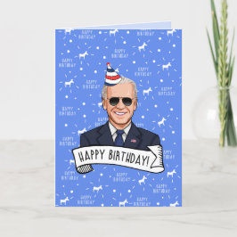 Gefeliciteerd met je verjaardag van Joe Biden Kaart