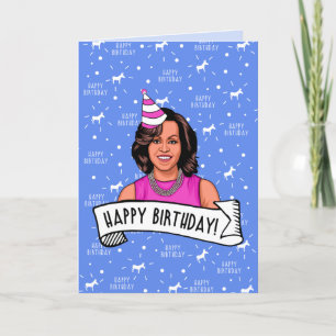 Gefeliciteerd met je verjaardag van Michelle Obama Kaart