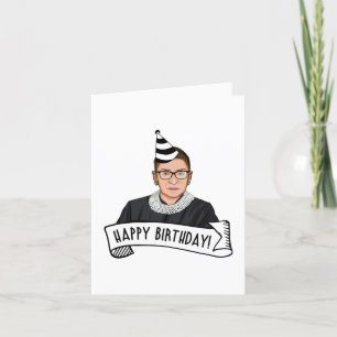 Gefeliciteerd met je verjaardag van Ruth Bader Gin Kaart