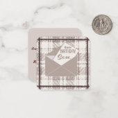 Gefeliciteerd met je verjaardag zoon notitiekaartje (Voorkant / Achterkant in situ)