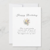 Gefeliciteerd met je verjaardag zus mooie waterver kaart (Achterkant)