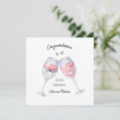 Gefeliciteerd Met Je Verloofde Kaart (Staand voorkant)