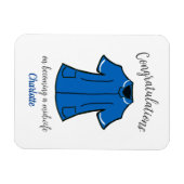 Gefeliciteerd met je verloskundige worden magneet (Horizontaal)