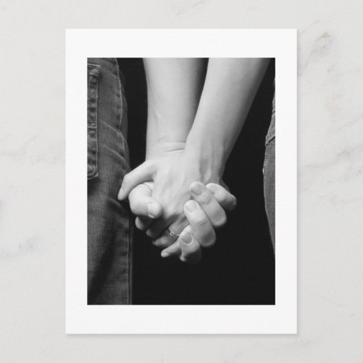 Gefeliciteerd met je verloving briefkaart (Voorkant)