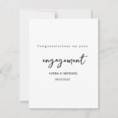 Gefeliciteerd met je verloving, Card Kaart (Voorkant)