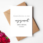 Gefeliciteerd met je verloving, Card Kaart<br><div class="desc">Gefeliciteerd met je verloving 🤍🎀</div>