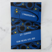 Gefeliciteerd met je Verloving! (Donker Blauw) Kaart (Binnen)