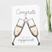 Gefeliciteerd met je Verloving Kaart (Voorkant)