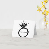 GEFELICITEERD MET **JE VERLOVING** KAART (Gele Bloem)