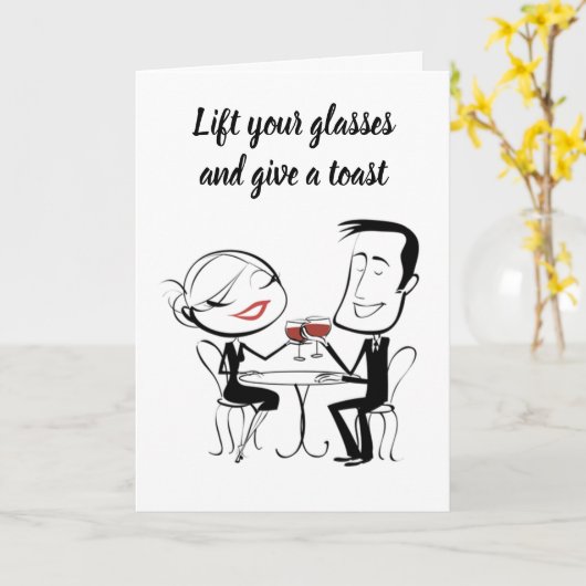 "GEFELICITEERD MET JE VERLOVING" KAART (Gele Bloem)