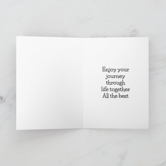 Gefeliciteerd met je Verloving Kaart (Binnen)