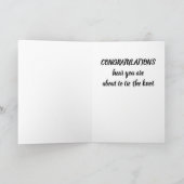 "GEFELICITEERD MET JE VERLOVING" KAART (Binnen)