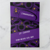 Gefeliciteerd met je Verloving! (Paars) Kaart (Binnen)