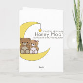 Gefeliciteerd met je verloving toast bril kaart (Achterkant)