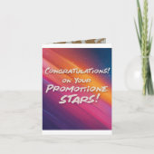 Gefeliciteerd met je welverdiende promotie! bedankkaart (Voorkant)