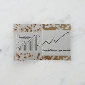 Gefeliciteerd met je welverdiende promotie! bedankkaart (Binnen)